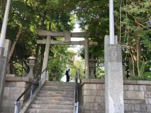 篠原八幡神社の鳥居