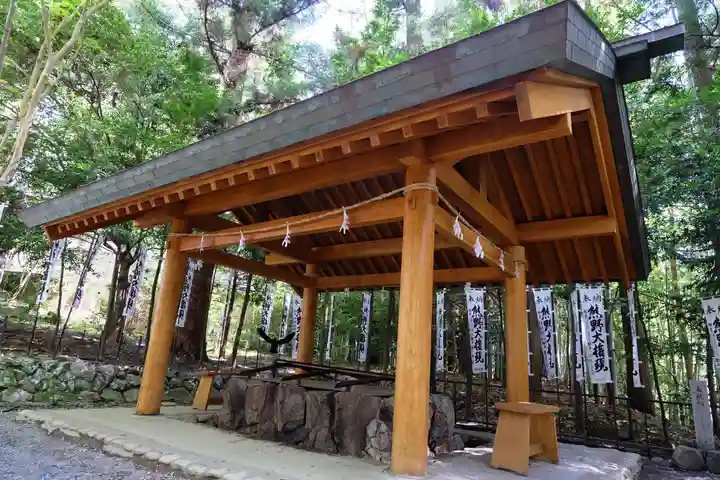 熊野本宮大社の手水舎