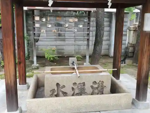 みなと八幡神社の手水舎