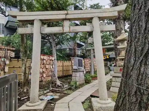 高円寺氷川神社の鳥居