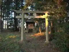 雷電神社の鳥居