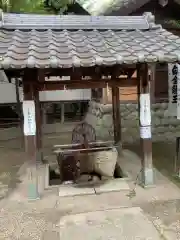 白金龍王社の手水