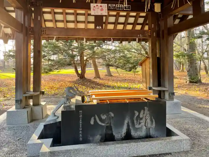 帯廣神社の手水舎
