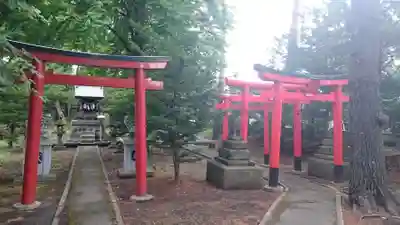 富良野神社の鳥居