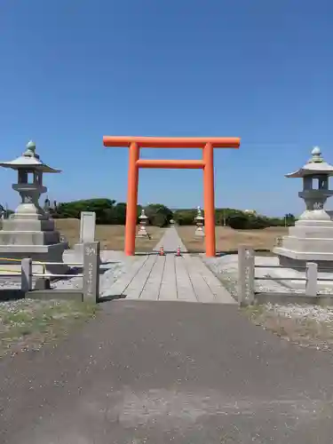 天塩厳島神社の鳥居