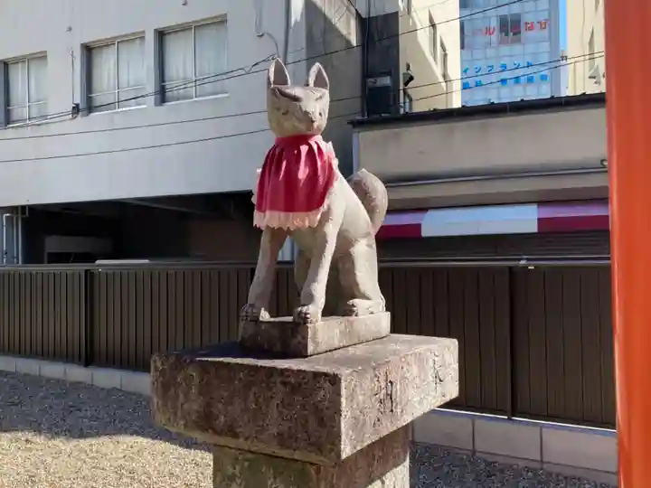 三輪神社の狛犬