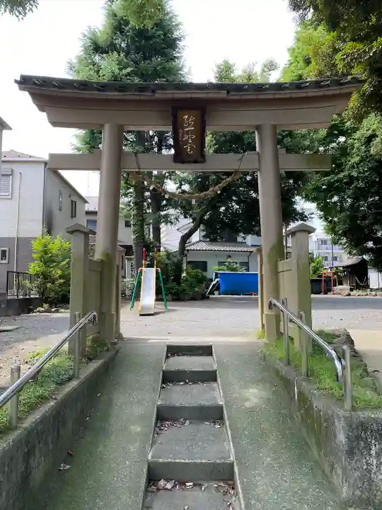 熊野神社の鳥居