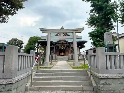 鵜ノ木八幡神社の鳥居