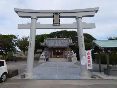 牛深八幡宮の鳥居