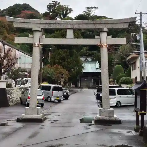 下田八幡神社の鳥居