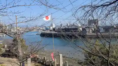 湊三嶋大明神社の景色