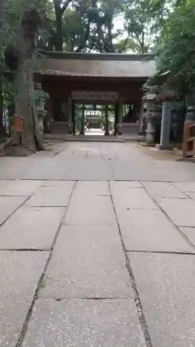 駒木諏訪神社の山門