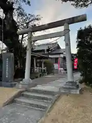 櫻井子安神社の鳥居