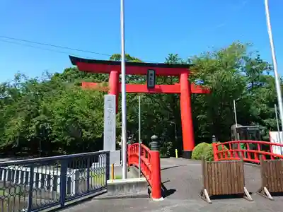 米之宮浅間神社の鳥居