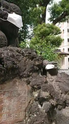 お三の宮日枝神社の狛犬