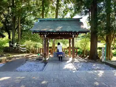 西寒多神社の手水舎