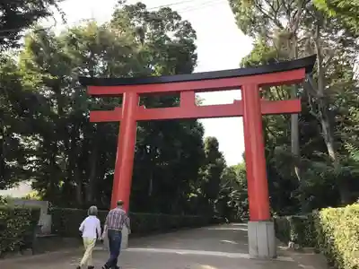井草八幡宮の鳥居