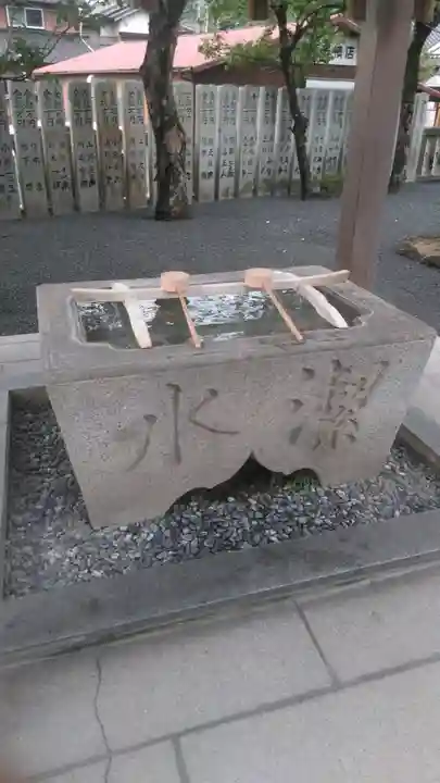 宇原神社の手水舎