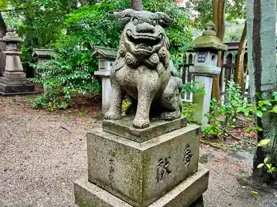 八幡神社の狛犬
