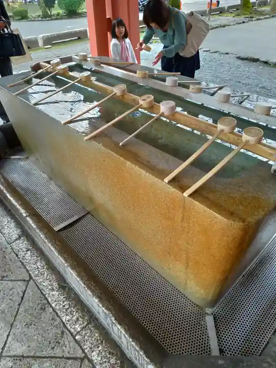 富士山本宮浅間大社の手水舎