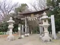 下総国三山 二宮神社の鳥居