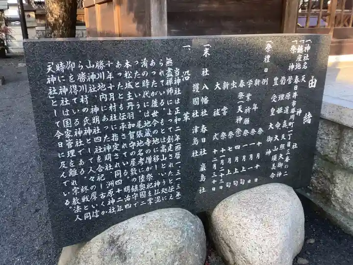 天神社(勝川町)の歴史