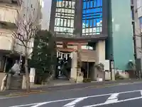 築土神社の鳥居