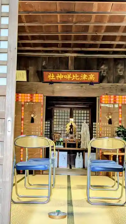 高津比咩神社の本殿・本堂