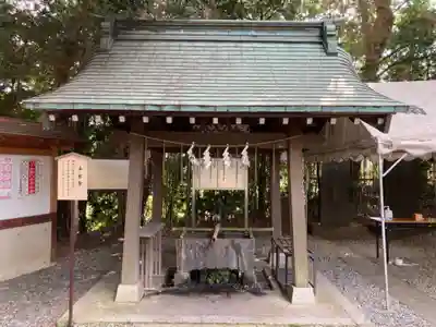 南沢氷川神社の手水舎