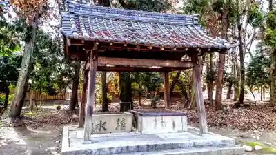 南山神明社の手水舎