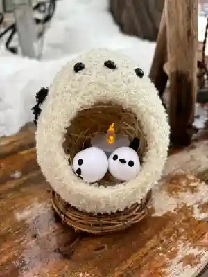 札幌諏訪神社の像