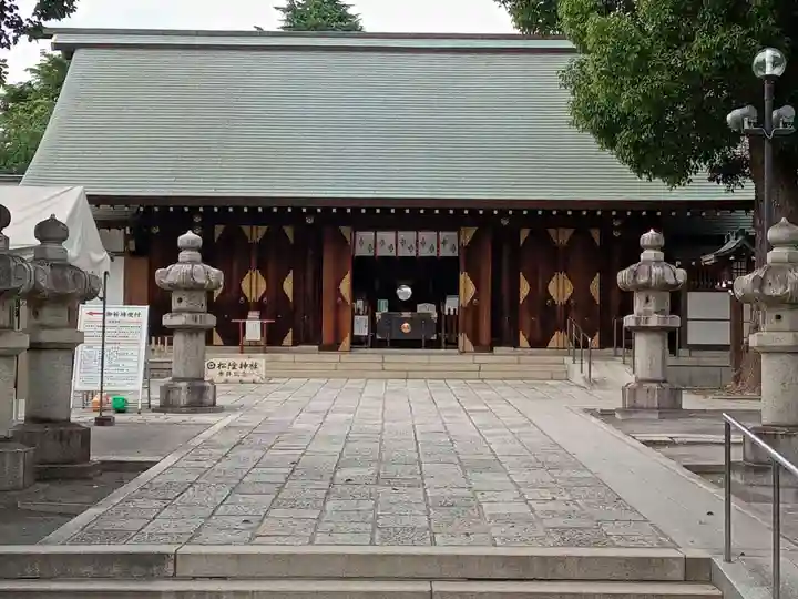 松陰神社の本殿・本堂