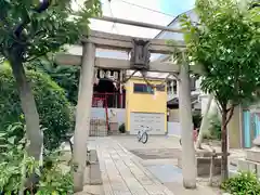 東川崎蛭子神社の鳥居