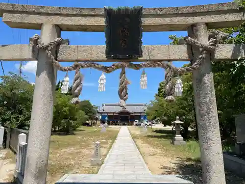 大窪八幡宮の鳥居