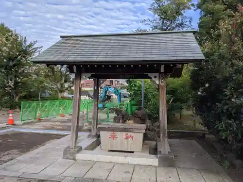 潮田神社の手水舎