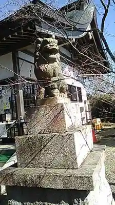 鶴峯八幡宮の狛犬