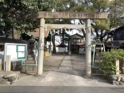 神明社(露橋神明社)の鳥居