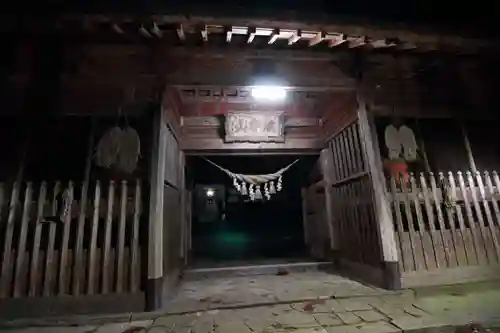 田村神社の山門・神門