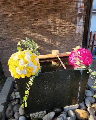 上尾御嶽神社の手水舎