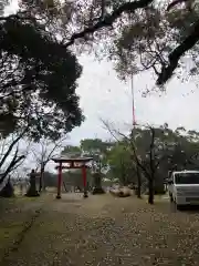 稲荷神社の庭園