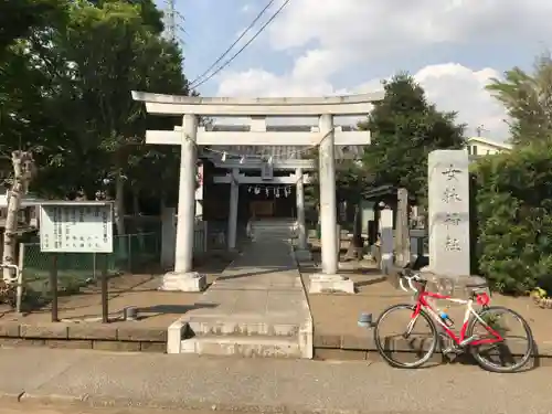 女躰神社の鳥居