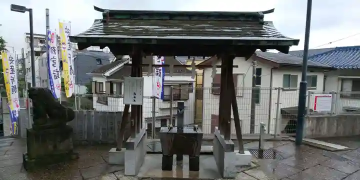 太田杉山神社・横濱水天宮の手水舎