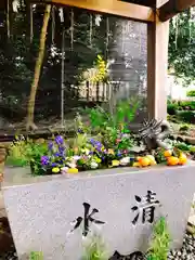 東海市熊野神社の手水