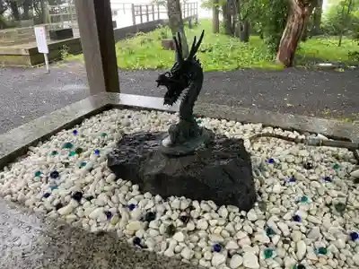根室金刀比羅神社の手水舎