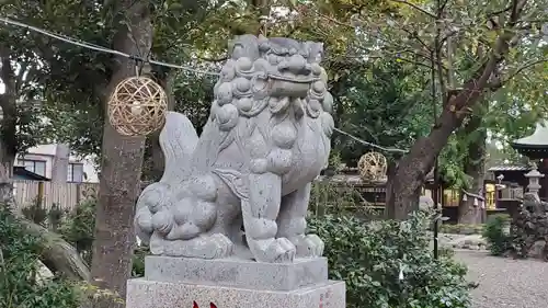 菊田神社の狛犬