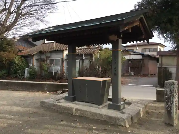 風間神社の手水舎