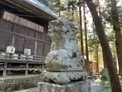 河口浅間神社の狛犬