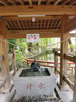 間々田八幡宮の手水舎