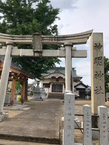 神明神社の鳥居