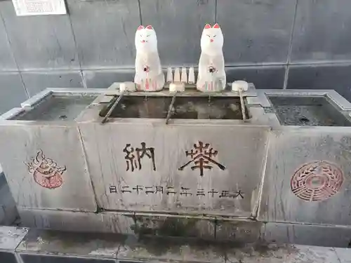 熊本城稲荷神社の手水舎